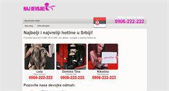 Desktop Screenshot of najdevojke.com