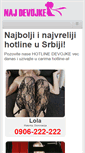 Mobile Screenshot of najdevojke.com