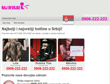 Tablet Screenshot of najdevojke.com